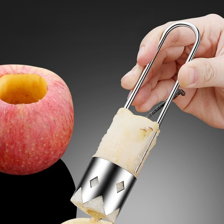 ステンレス製フルーツ種取り器
