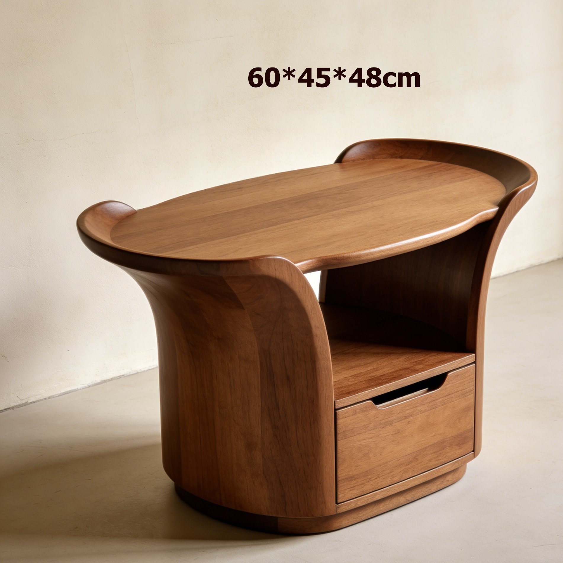 楕円アーチ型サイドテーブル全体イメージ