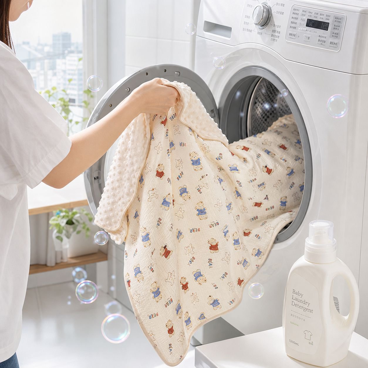 ブランケット、ベビーブランケット、オールシーズン、純綿ガーゼ掛け布団、エアコン掛け布団、春秋用薄手掛け布団、幼稚園用ブランケット、ブランケット