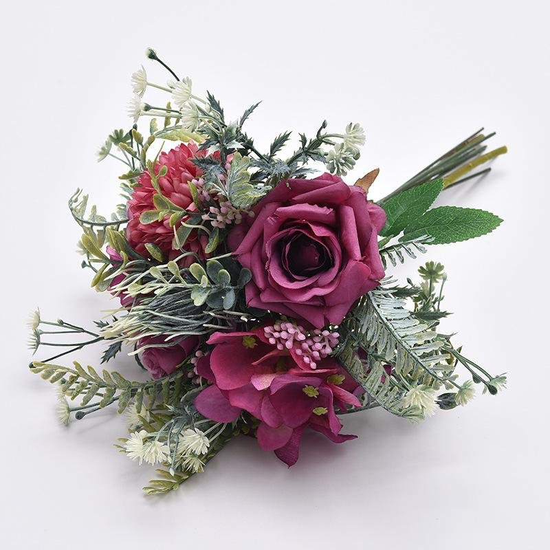 Simulated European style rose bouquet home decoration