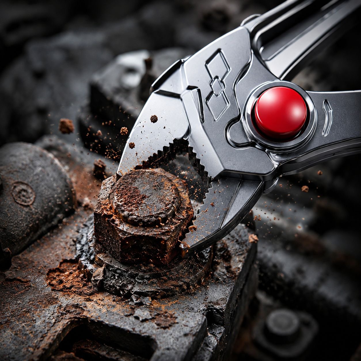 Multifunction 4-inch Water Pipe Clamp close-up view
