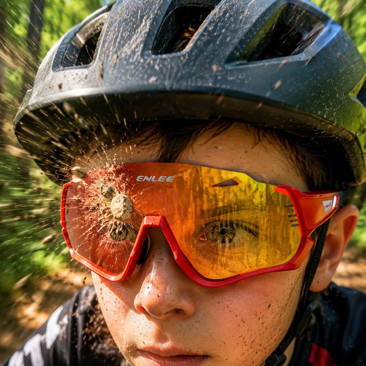 Unisex Sonnenbrille für Jungen und Mädchen beim Sport