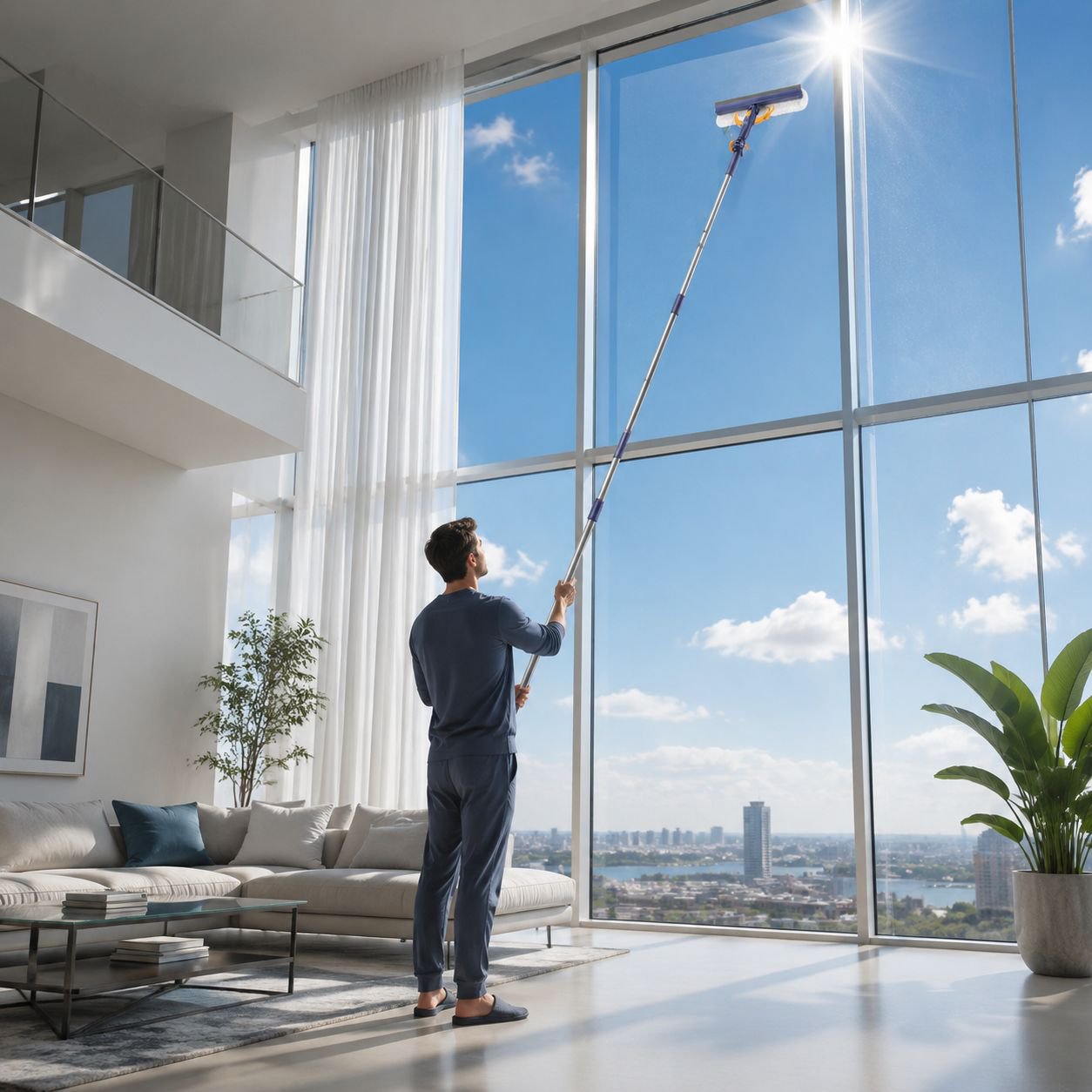 Haushalt Teleskop Fensterreinigungswerkzeug