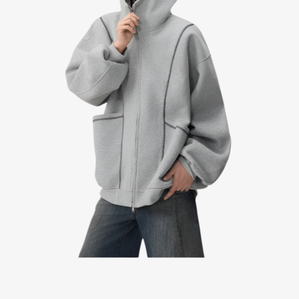 アメリカヘビーウェイトストリートカーディガンのフロントデザイン