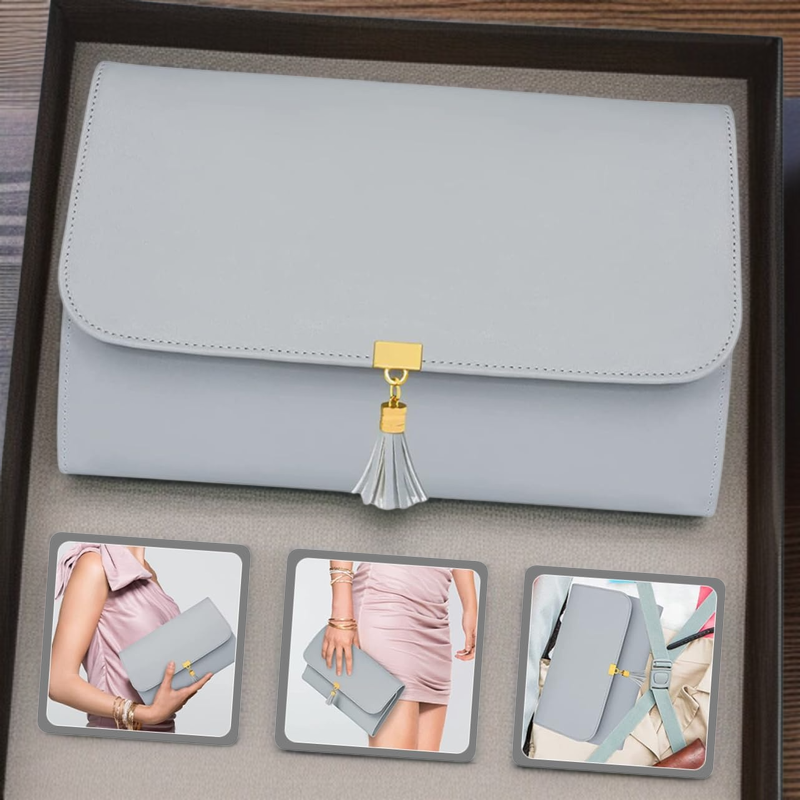 持ち運びに便利なコンパクトジュエリーケース