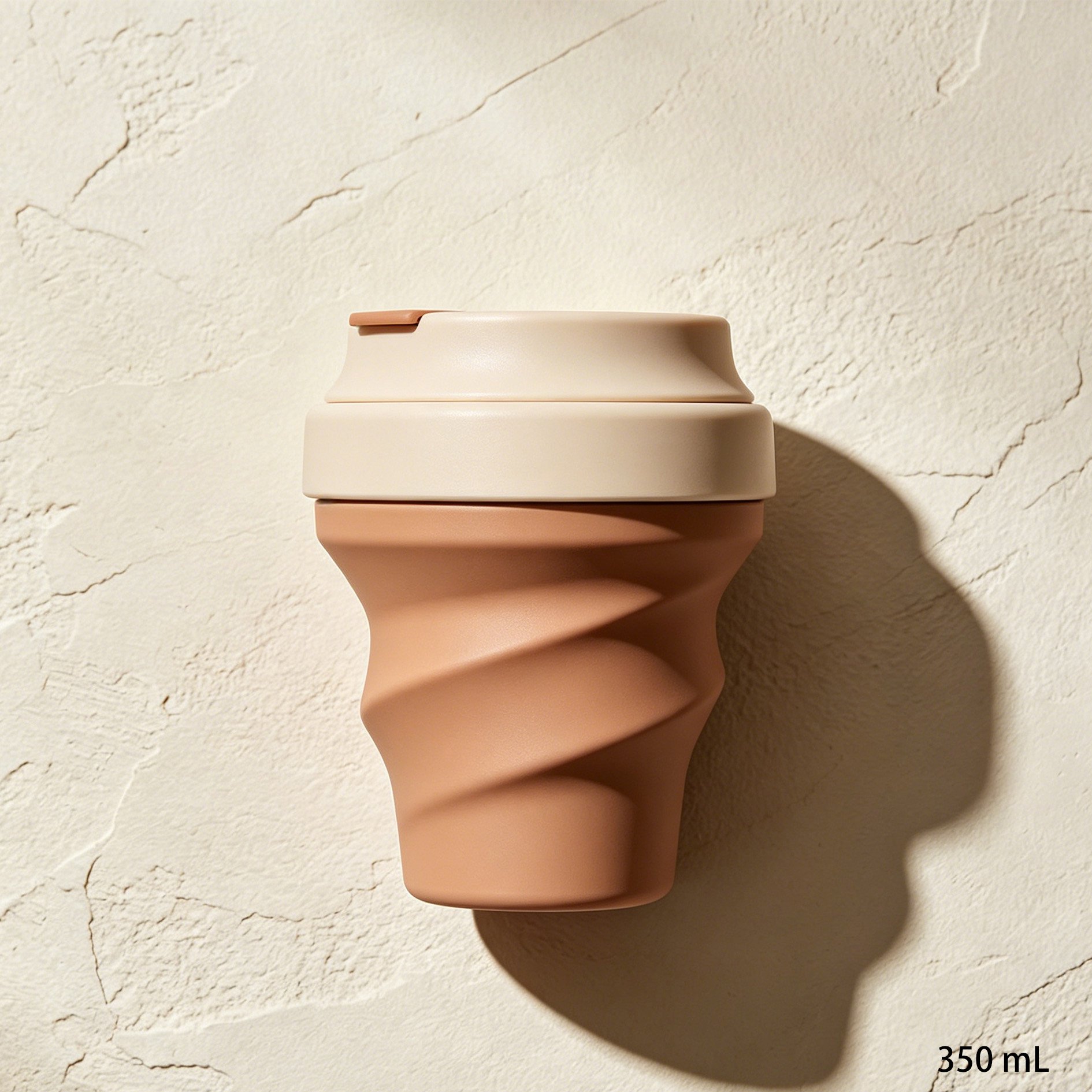 Tasse à eau compacte et légère en silicone