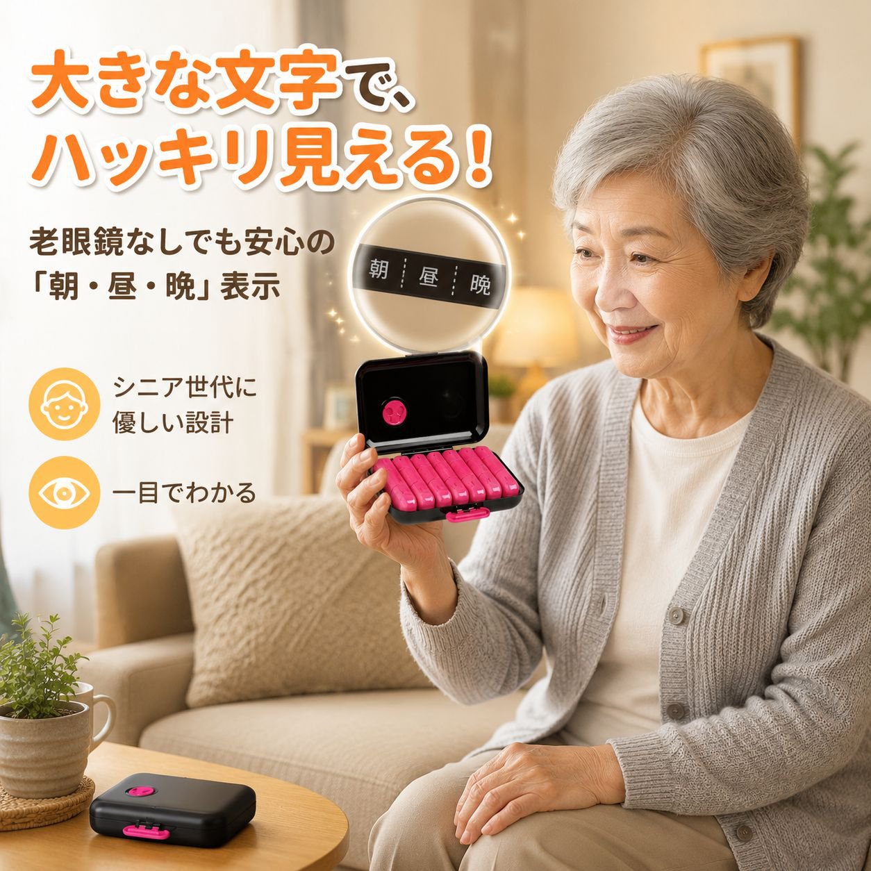 携帯便利な1週間分薬ケース ピル整理収納必須