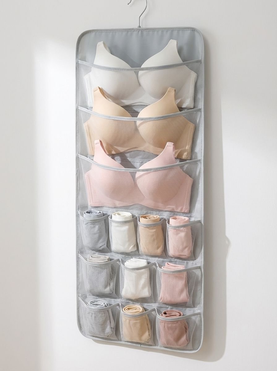 Saubere und ordentliche Organisation von Unterwäsche