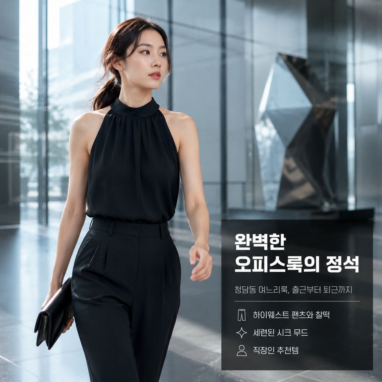 여름 엘레강스 미인 쉬폰 홀터넥 민소매 탑