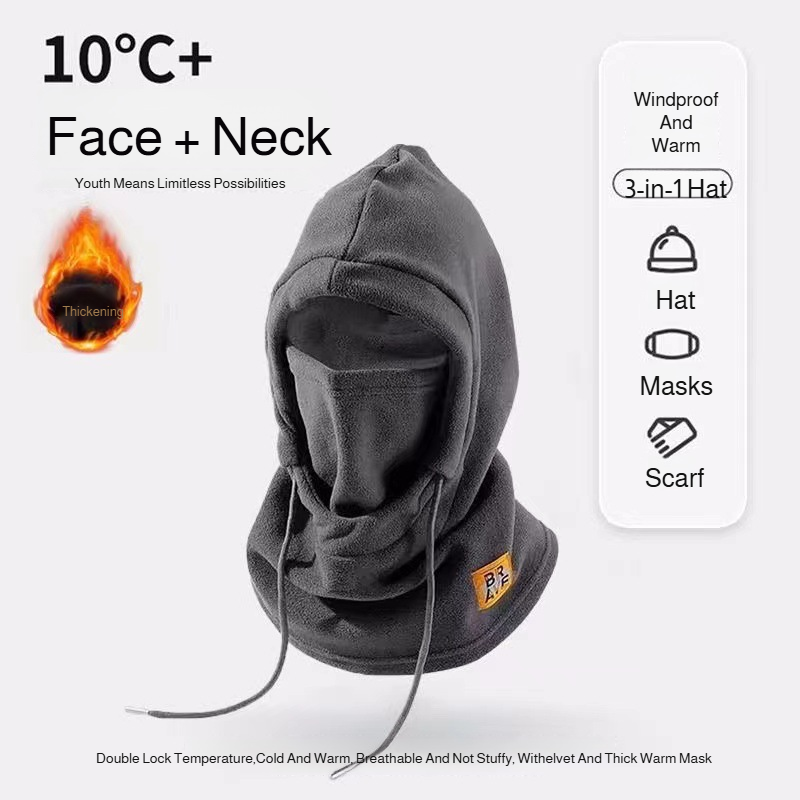 Warm Hat Scarf Mask Warm Cold Windproof Cycling