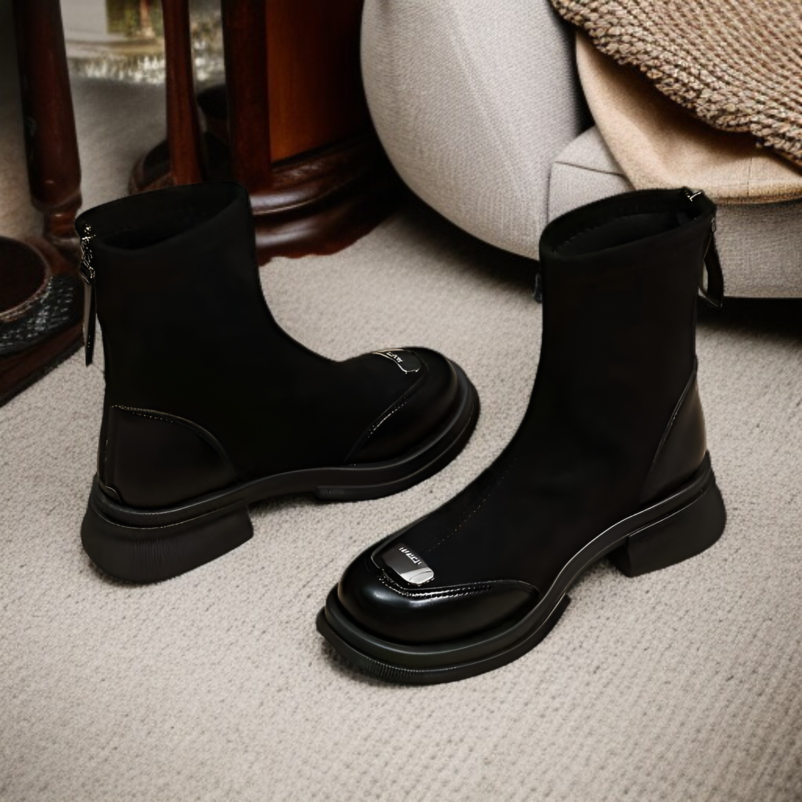 ハイエンドフレンチマーティンブーツのディテール