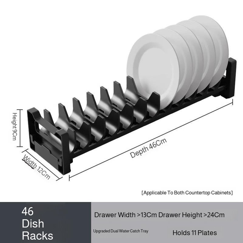 Kitchen drawer divider cabinet dish storage rack bowl and chopsticks plate storage box cutlery dish 