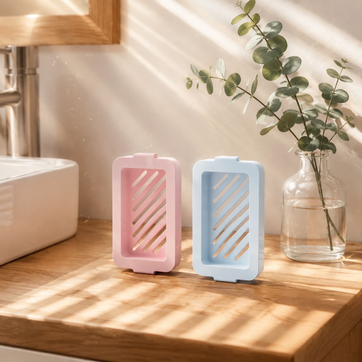 Minimalist high elastic mesh soap box design