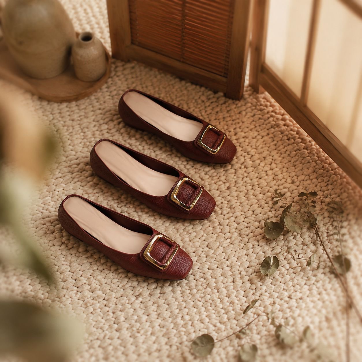 女性用カジュアルローカットシューズ着用イメージ