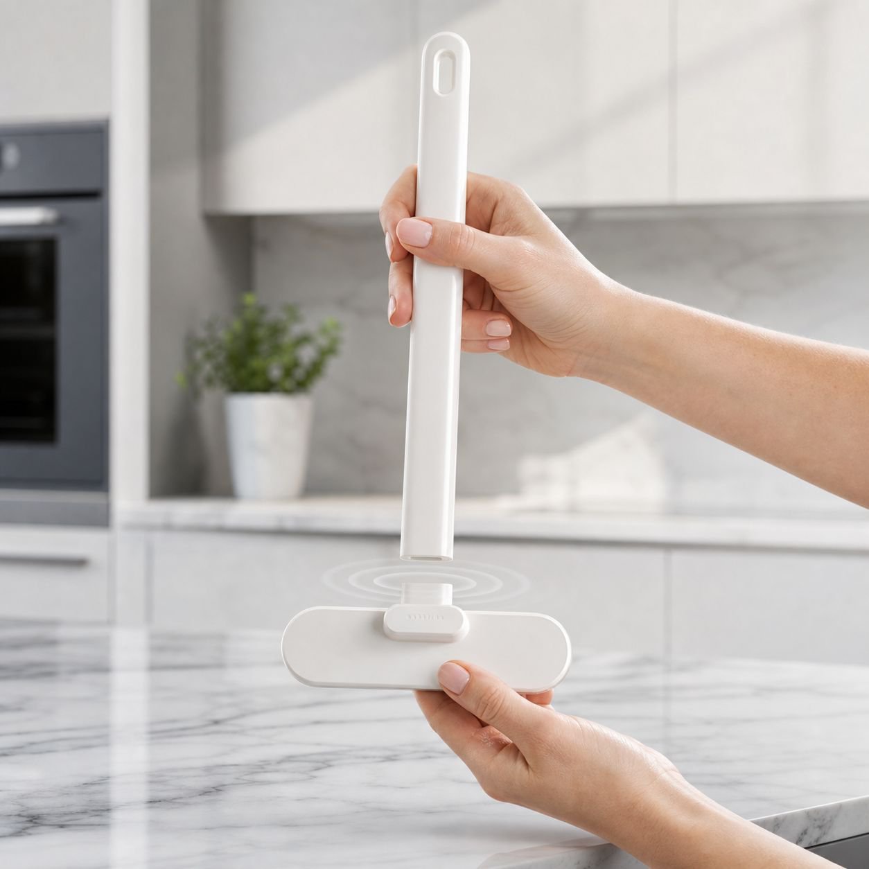 Ergonomische Siebbürste mit komfortablem Griff