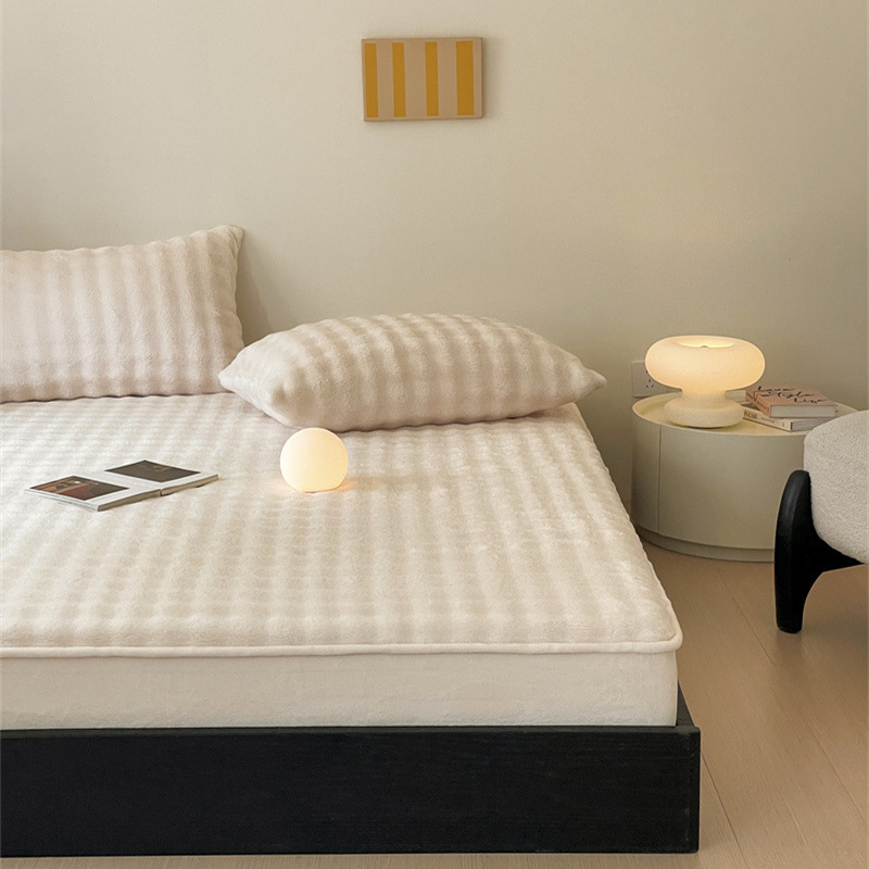 ผ้าคลุมที่นอนขนแกะ