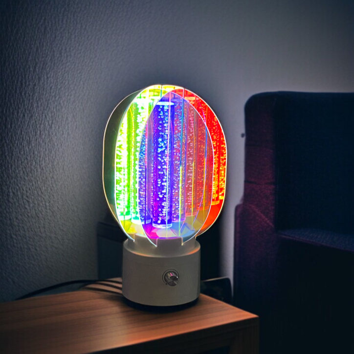 クリエイティブな回転式ナイトライトオーロラランプ充電式ロマンチックな雰囲気ランプ無段階調光星空カラー