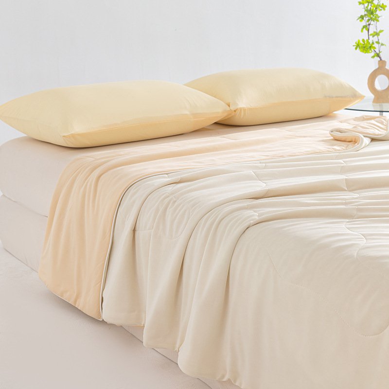 洗った薄いキルト