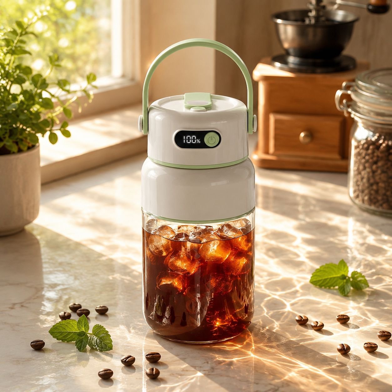 Multifunctional Manual Glass Juicer Cup