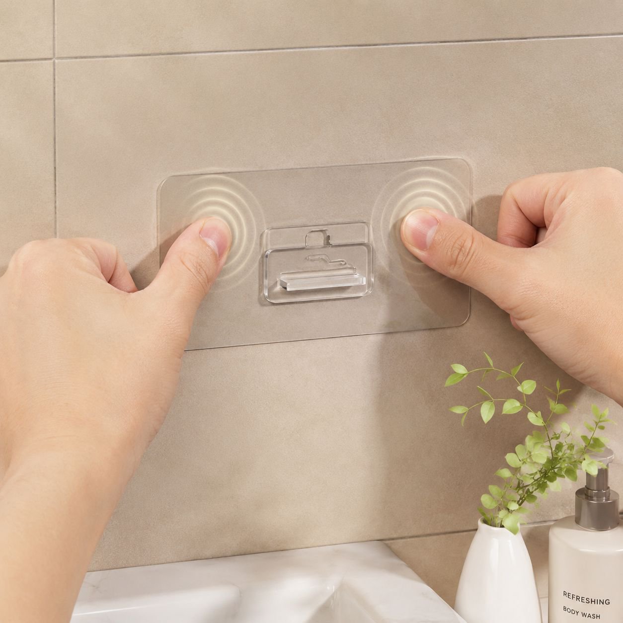 Stylish and practical wall-mounted tissue dispenser