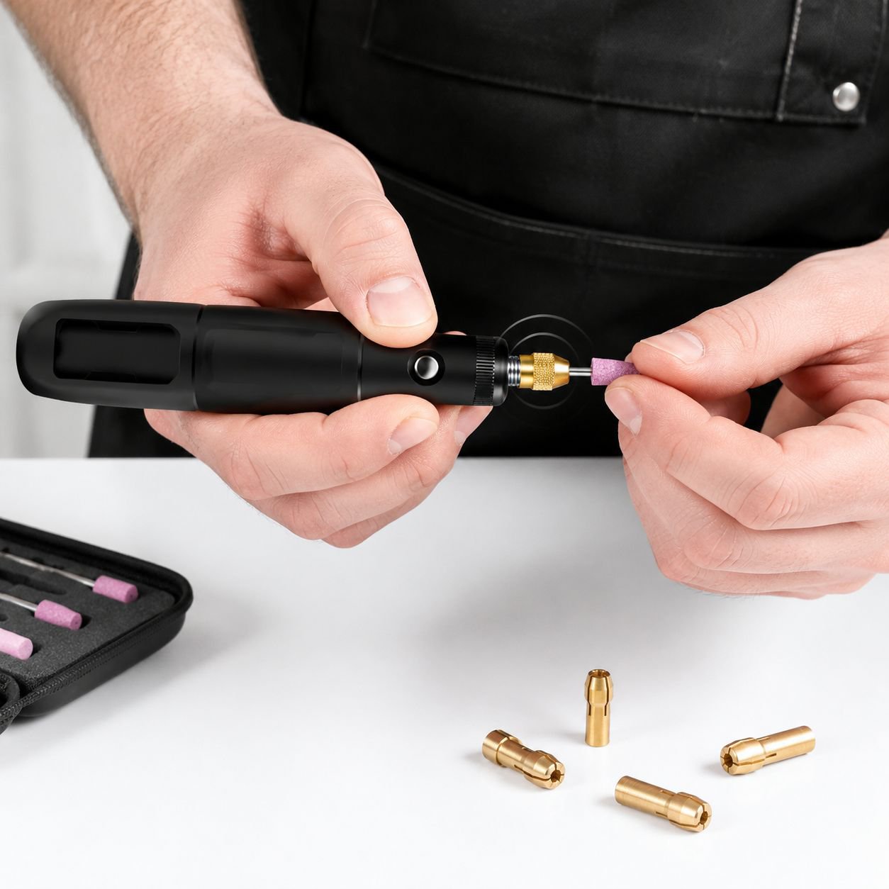 Handheld Mini Electric Grinding and Polishing Tool with Adjustable Speed