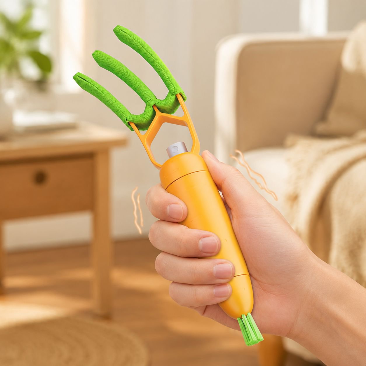 Gründliche Staubentfernung mit 3-in-1 Bürste