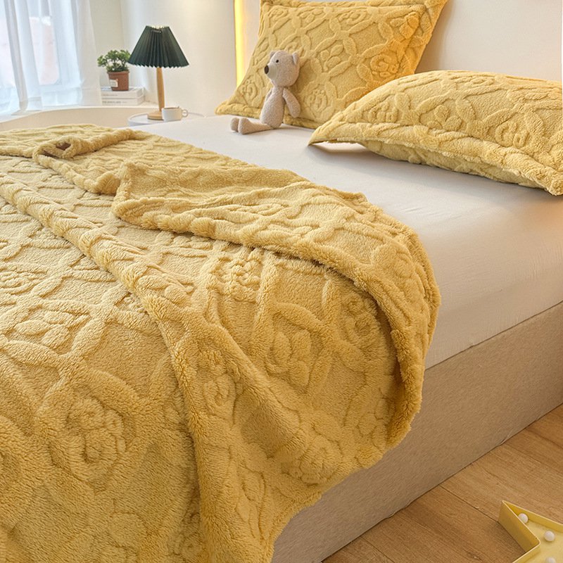 ผ้าห่มขนหนูคอรัลแฟลนเนลหนาพิเศษ