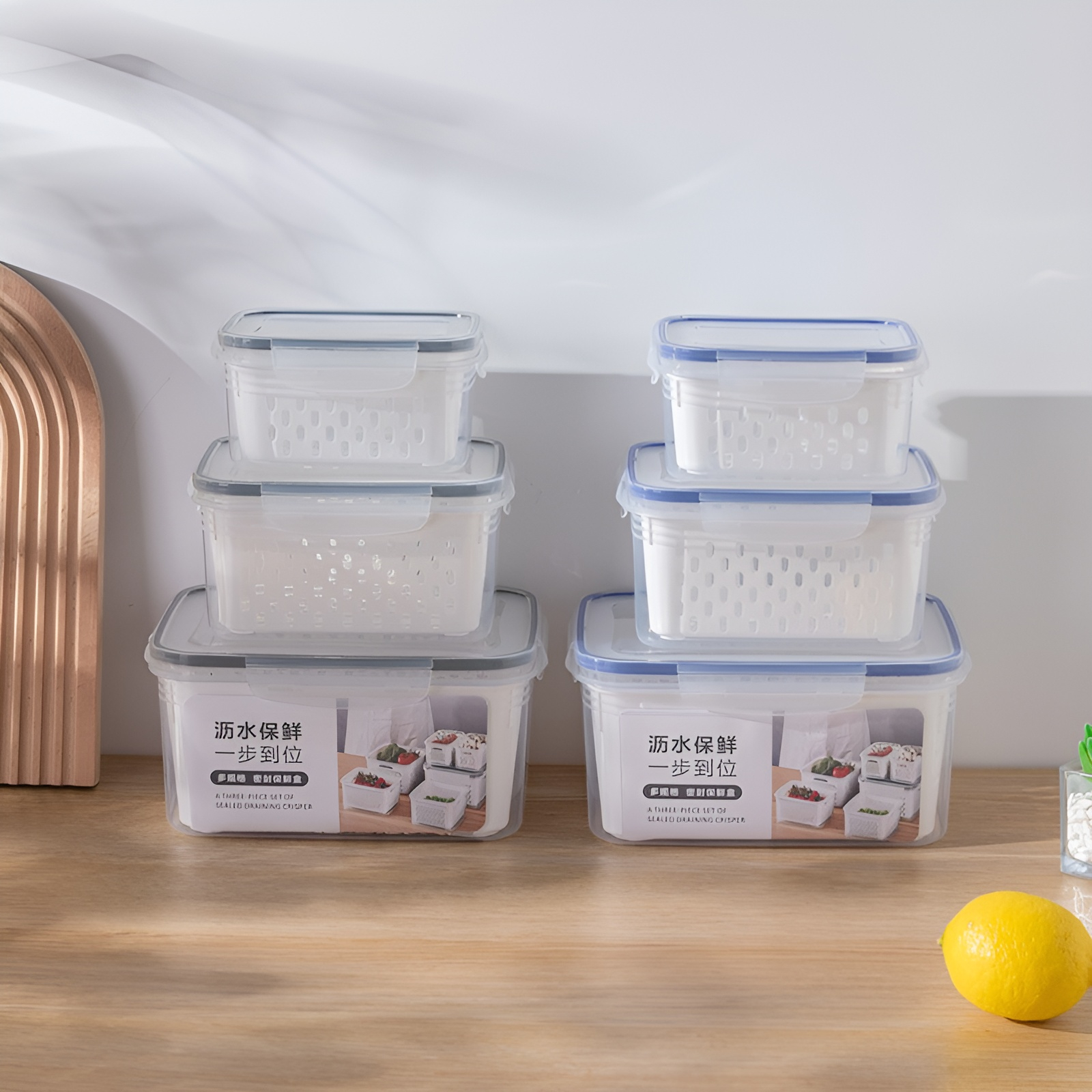 Lebensmittelbehälter mit Doppelstruktur