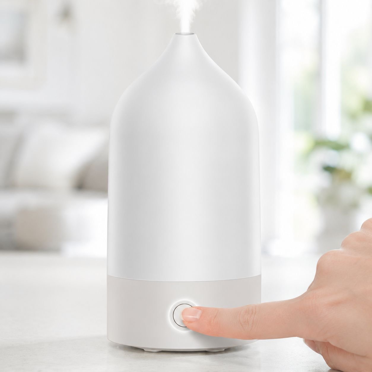 Home Vase Style Aromatherapy Diffuser with Atmosphere Light