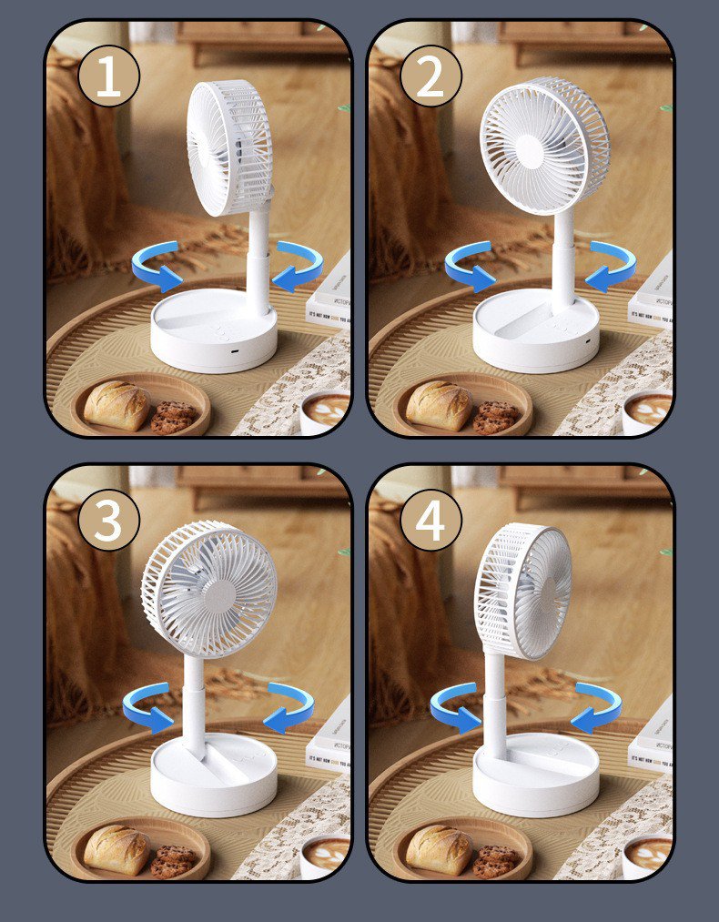 Mini ventilateur portable pour bureau et maison