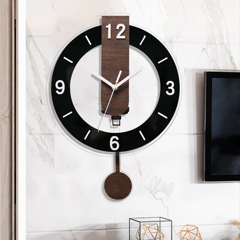 Swinging Clock Bedroom Living Room Decoration