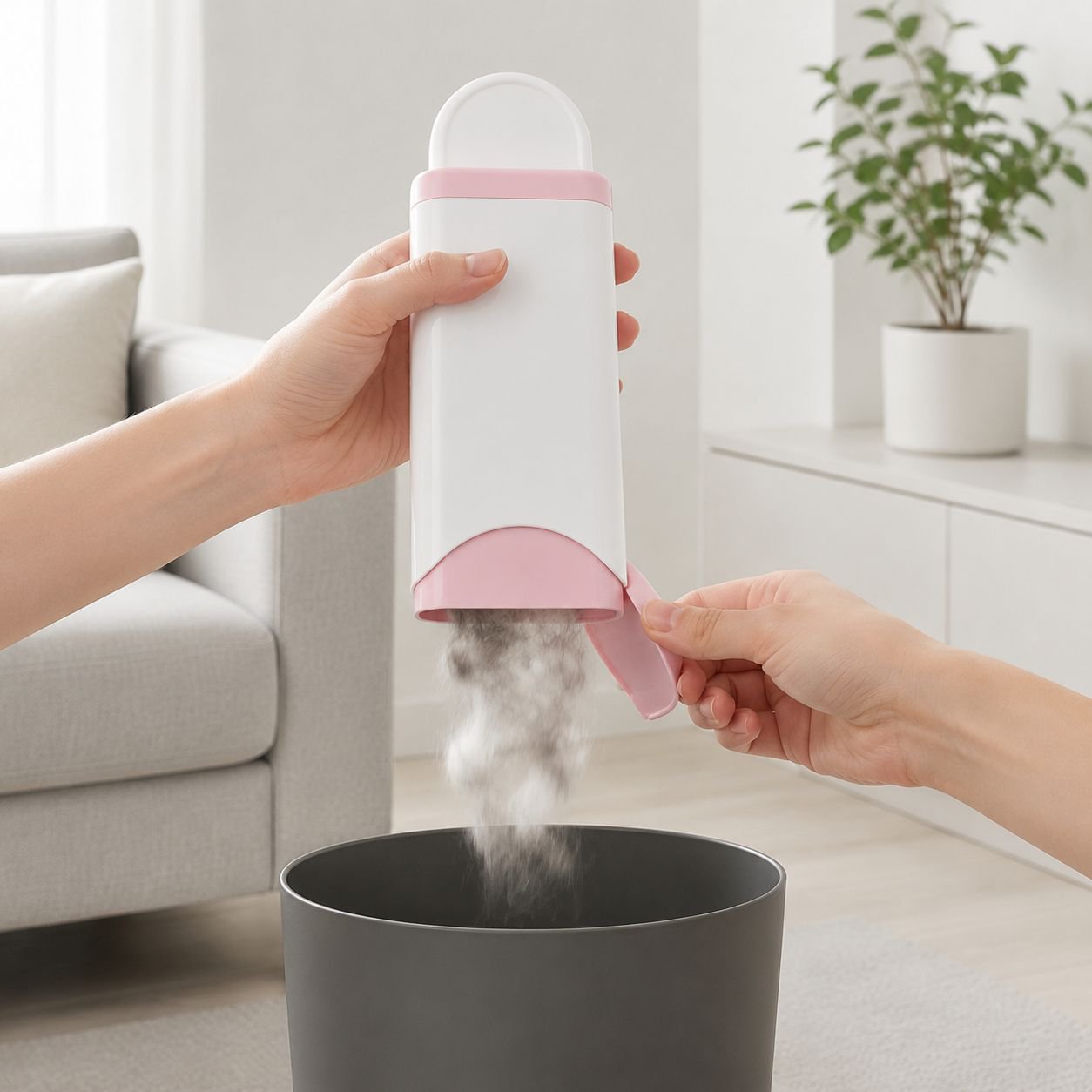 Efficient dust remover for clothing fabric