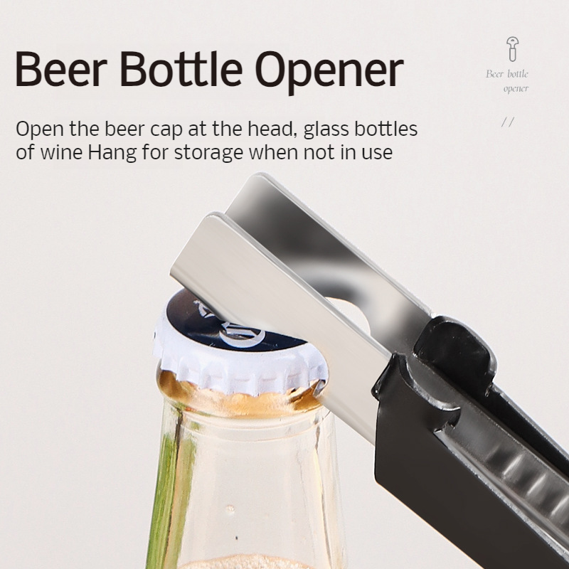 Stainless Steel Multi-Purpose Bottle Opener