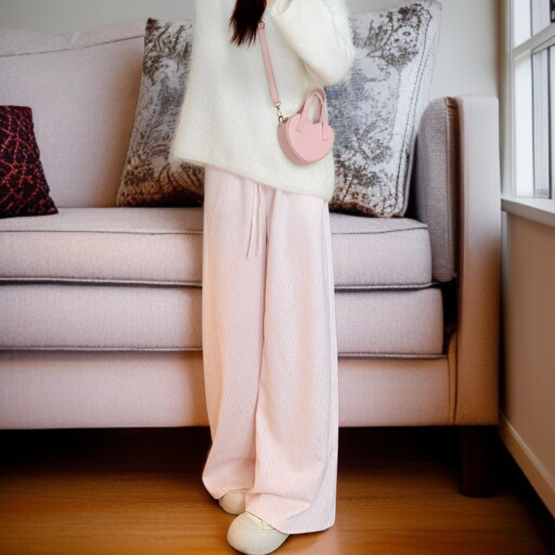 바람이 통하는 슬림핏 팬츠 디테일