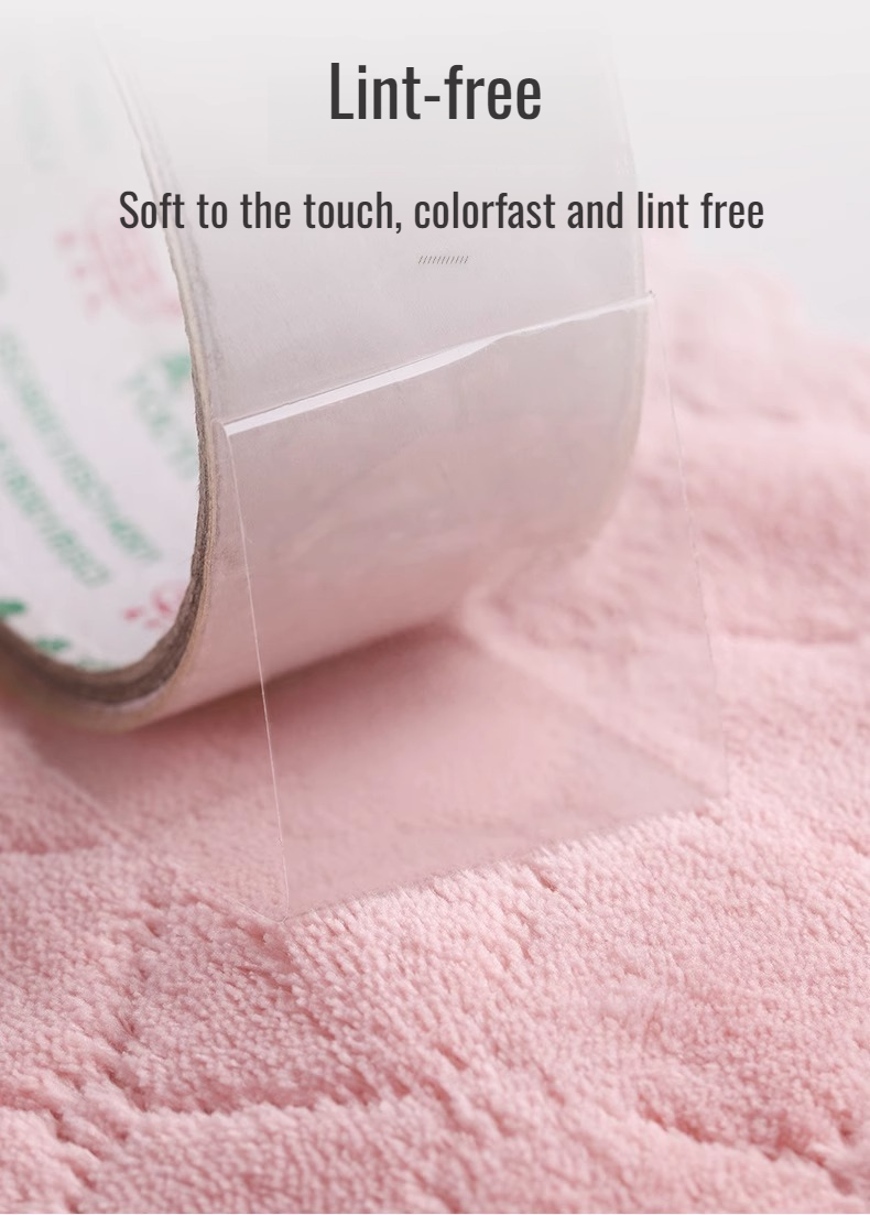 Multipurpose coral fleece towel for cleaning surfaces