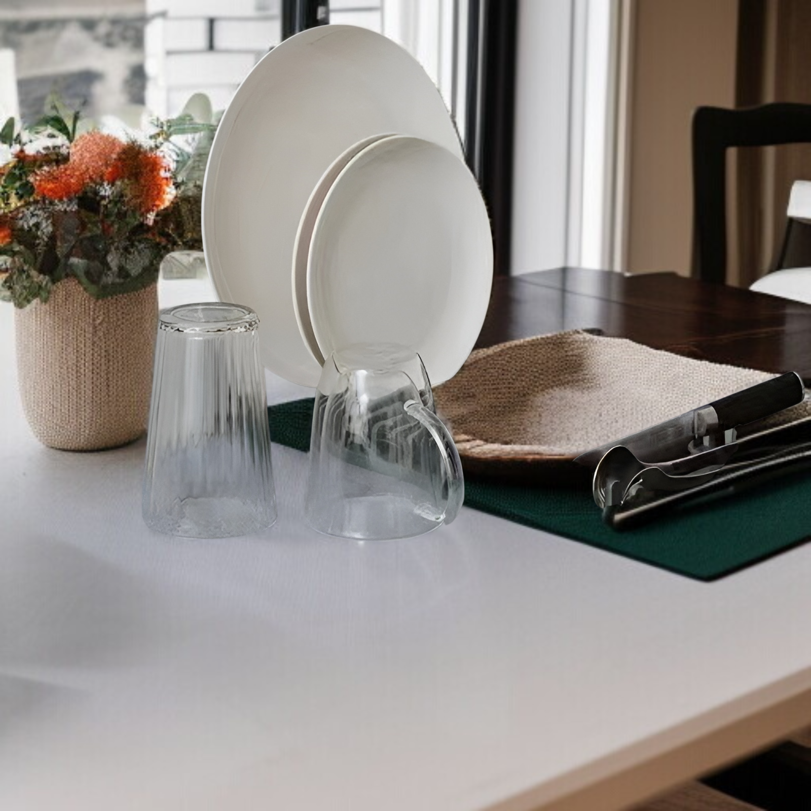 キッチンラック 排水ラック 食器収納ラック 2in1 食器収納ラック 滑り止め吸収パッド