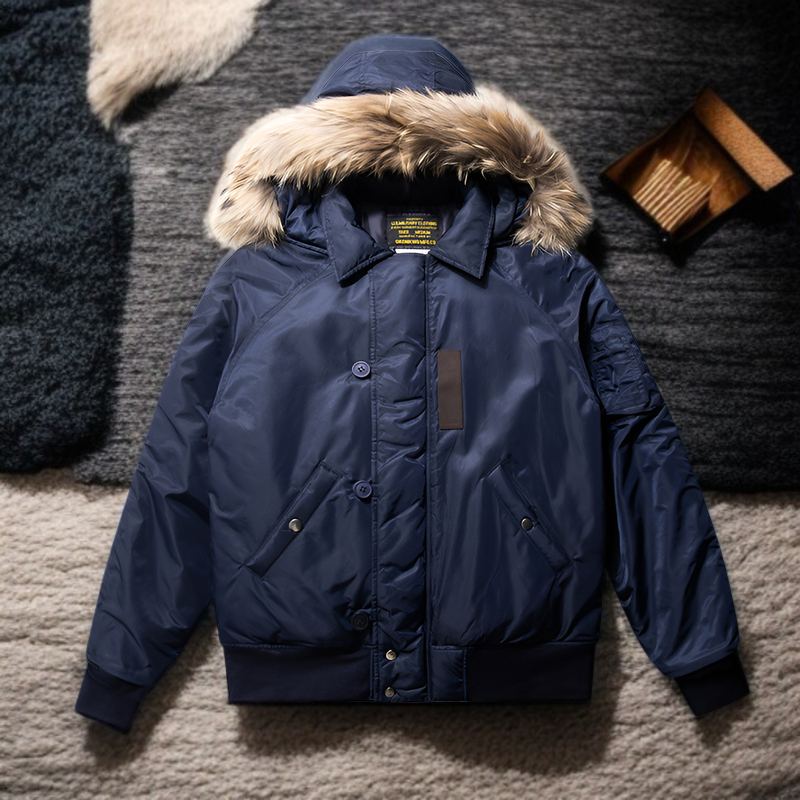 防水加工が施されたN-2Bジャケット表面