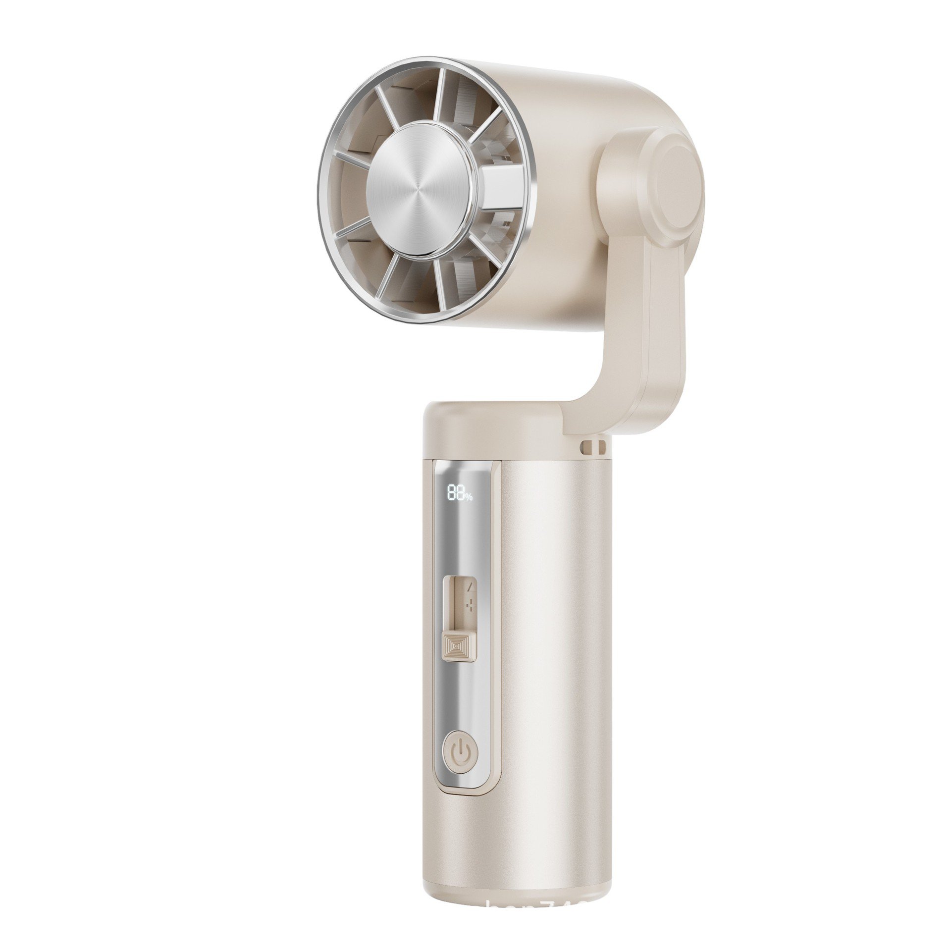 Ventilador portátil de mano, potente aire frío, enfriamiento instantáneo