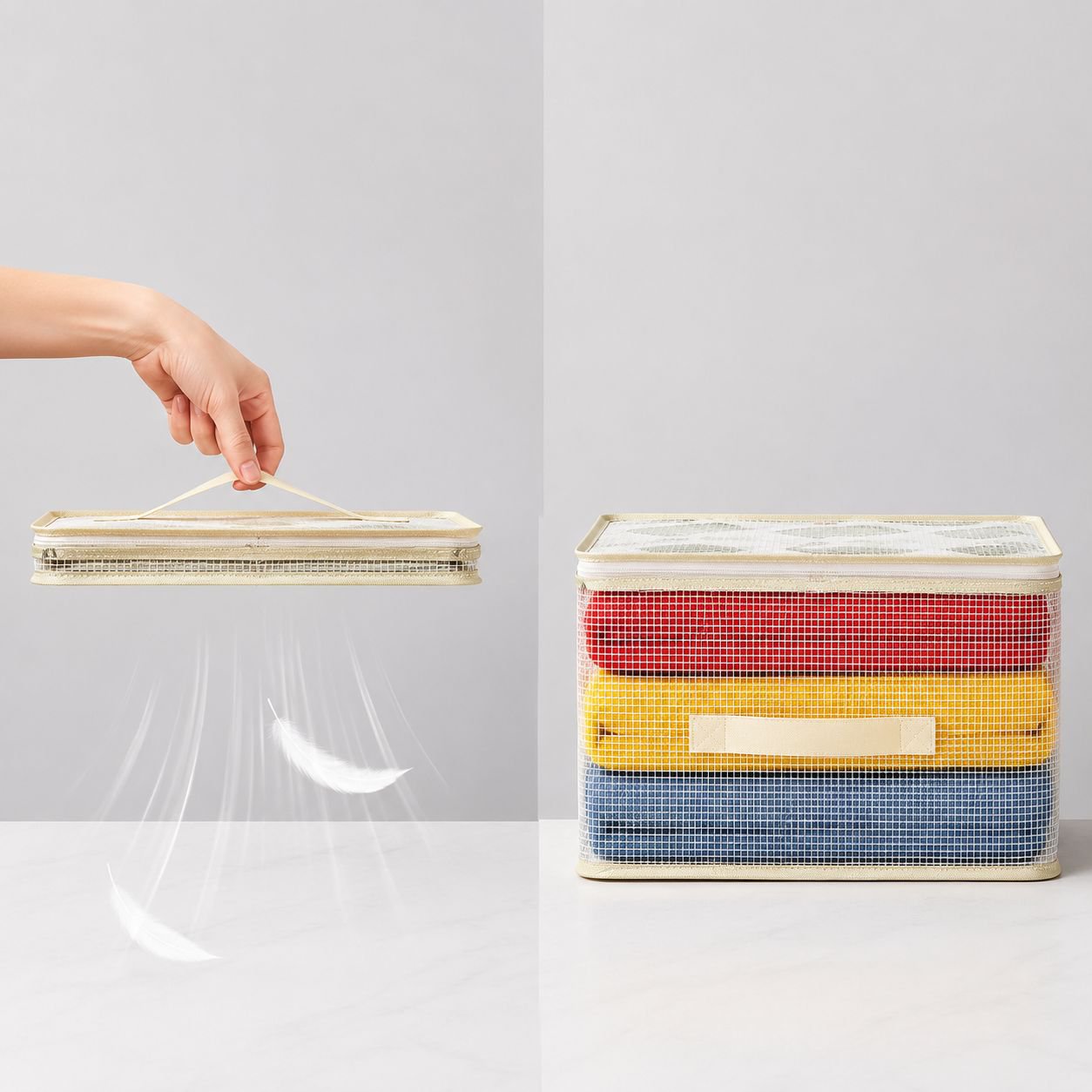 Solution de rangement pour vêtements saisonniers