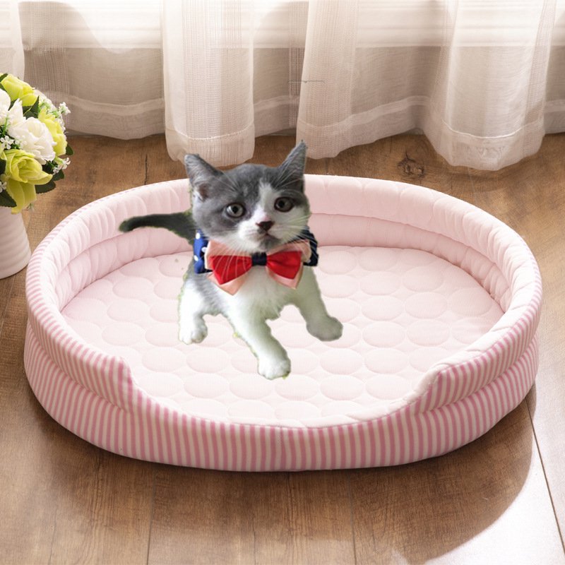 Cooling Ice Silk Pet Mat for Cats and Dogs