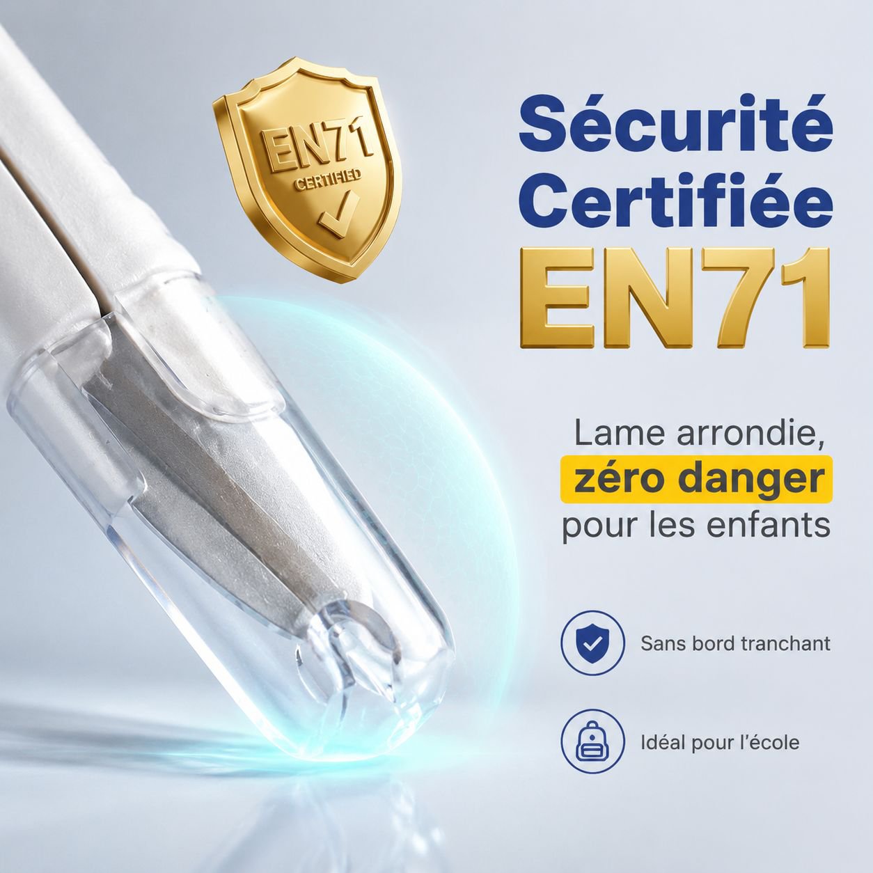 Ciseaux transparents pour usage domestique et étudiants