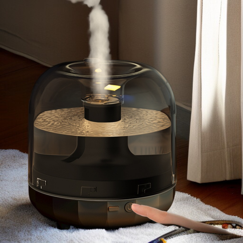 Humidificador Silencioso de Gran Capacidad para Habitaciones Pequeñas