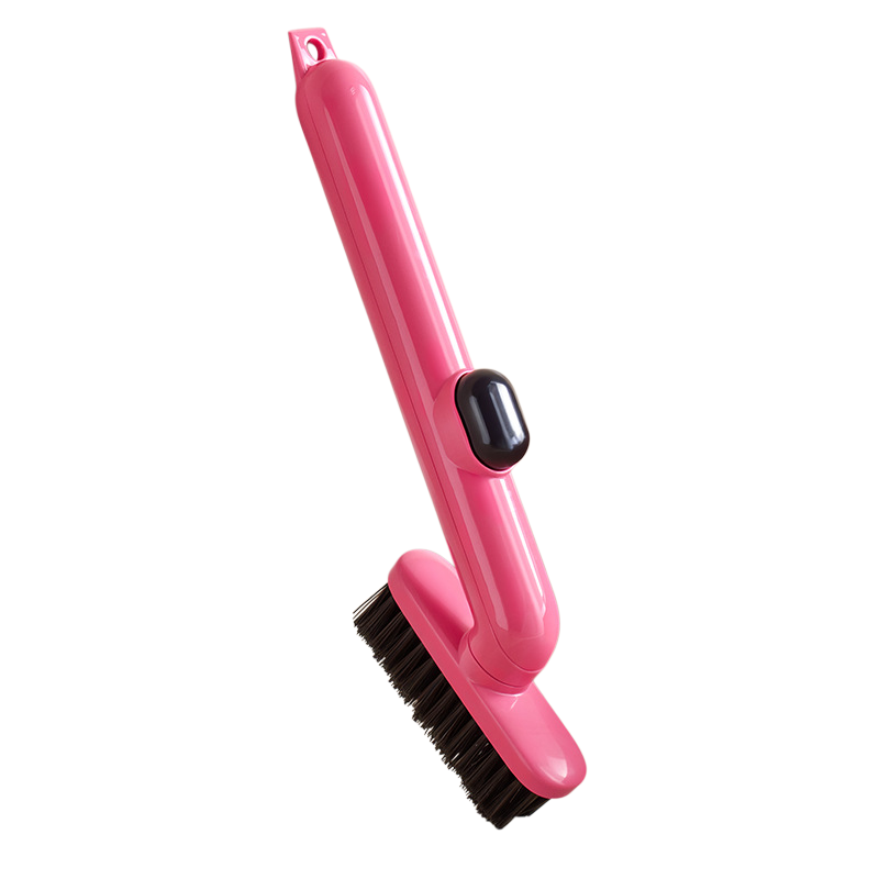 Brosse de nettoyage pour fentes de salle de bain avec réservoir à liquide