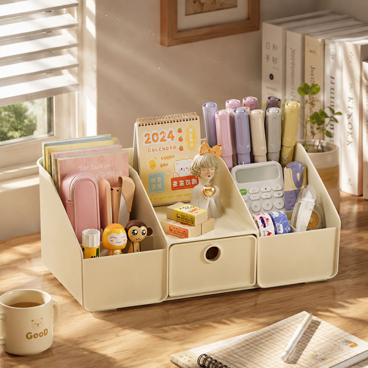 Desktop-Schubladen-Organizer für Lippenstifte und Kosmetik