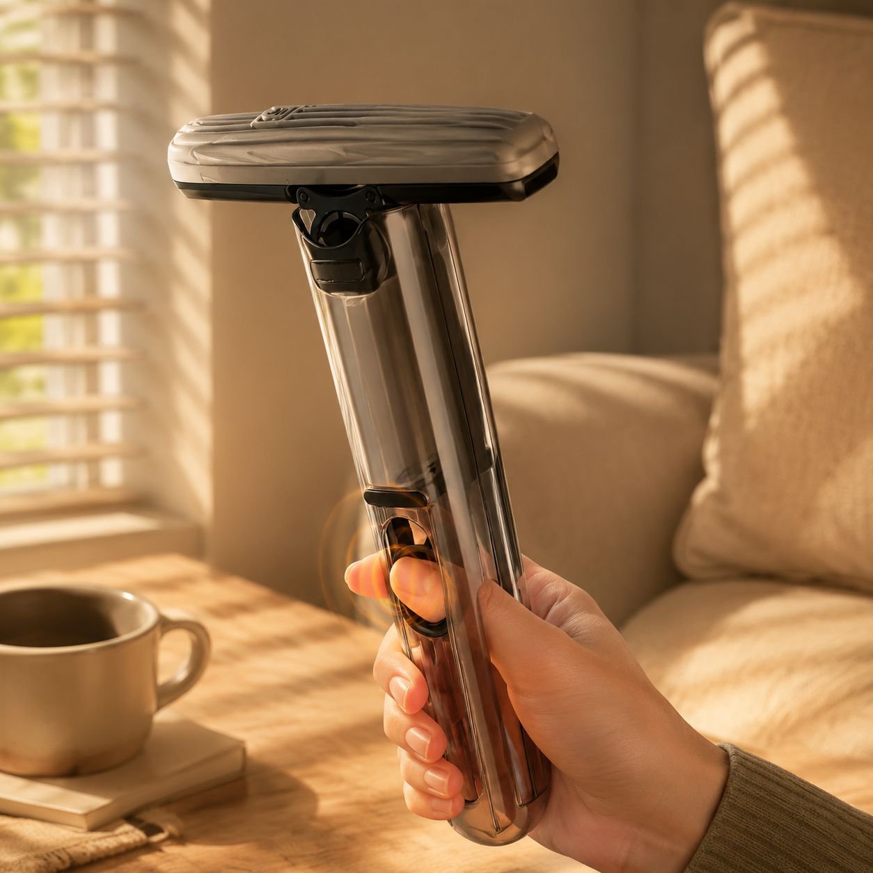 Portable mini mop for easy storage