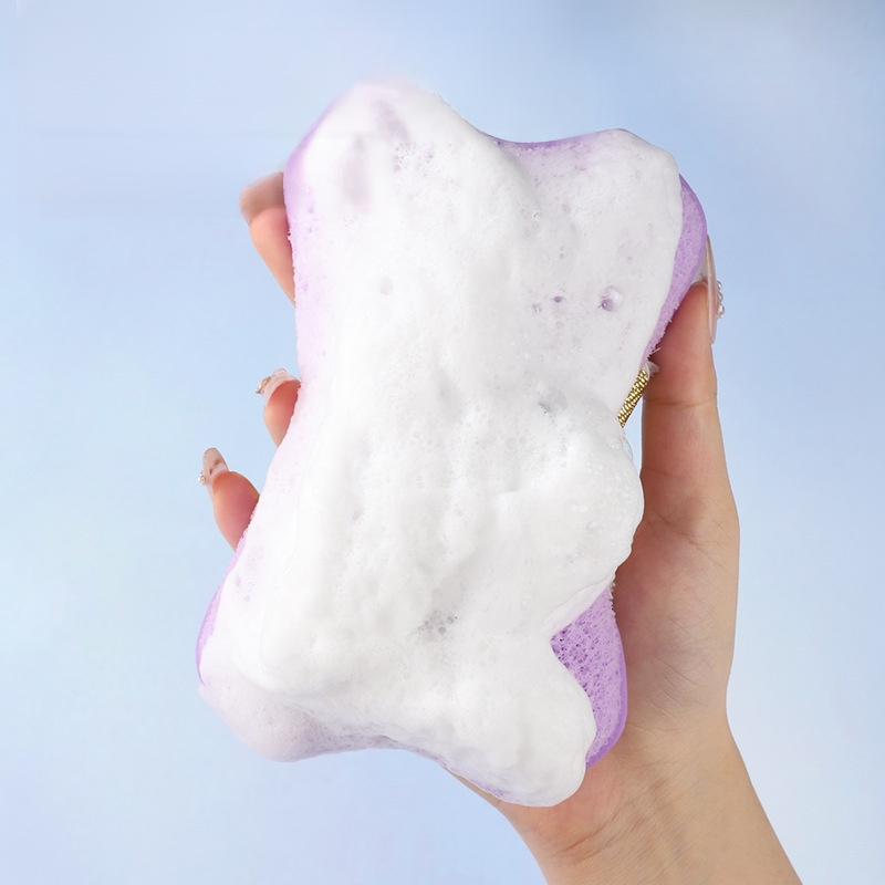 Double Ribbon Bath Soap Sponge