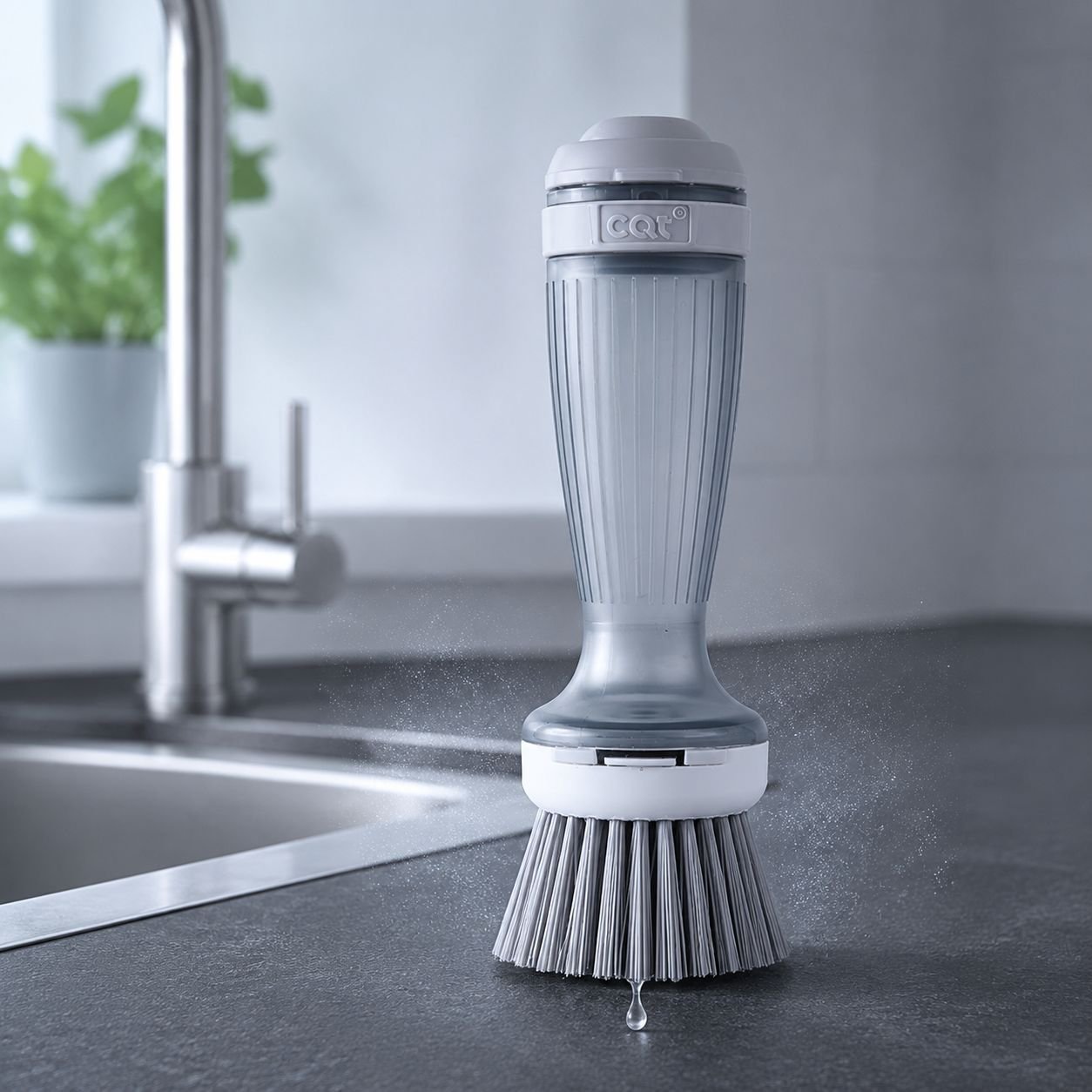 Détail de la tête de brosse remplaçable