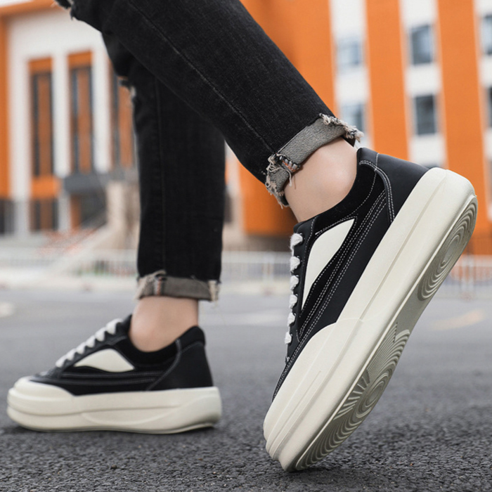 봄여름 아웃도어 남성 빈티지 슬립온 남성 키높이 운동화 아빠 통굽 단화 캐주얼화