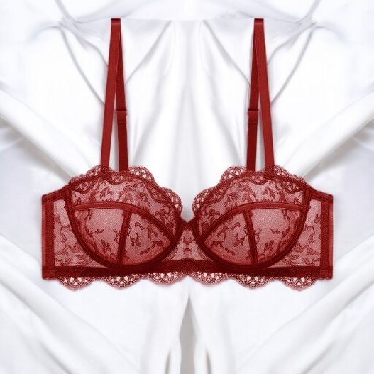 헤비 레이스 슬림 크리스탈 컵 브라