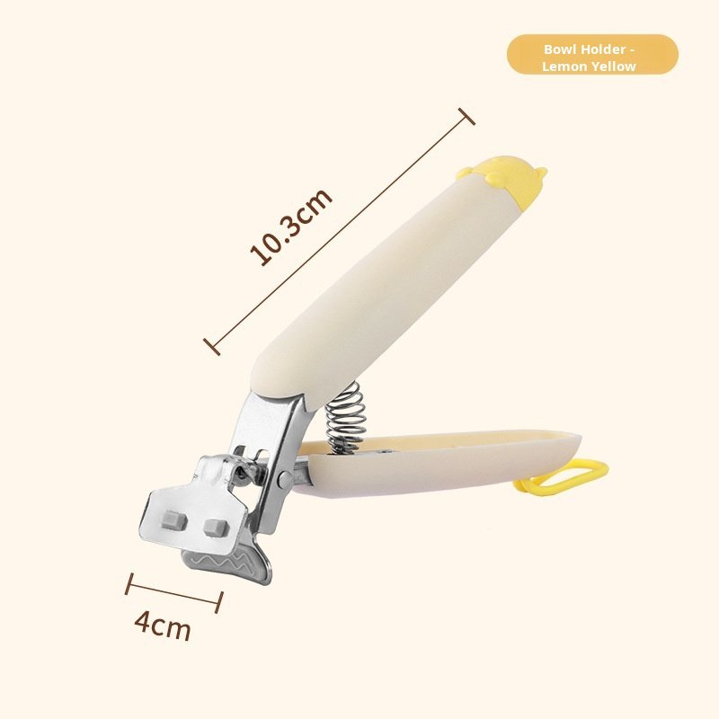 Three-Piece Stainless Steel Heat-Resistant Kitchen Gripper Set